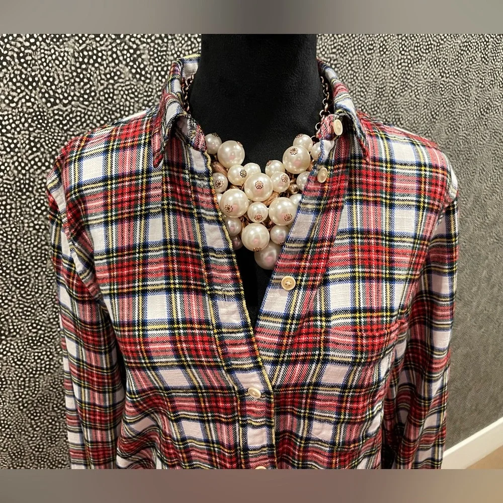 JCrew Flannel Shirt - Picture 1 of 8